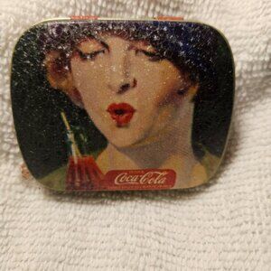 Coca Cola Pill or Trinket Boxes with Lady